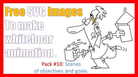 The best Free svg images for video explainer whiteboard.